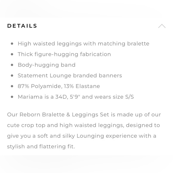 ❌SOLD❌ LOUNGE Bralette & Leggings Set - Picture 9 of 11